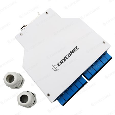 DIN Rail Fiber Termination Box 12 Port - DIN Rail Fiber Termination Box 12 Port